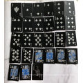Hochwertiger Plastik PVC Poker wasserdichte schwarze Spielkarten kreativer Geschenk Langlebiger Poker